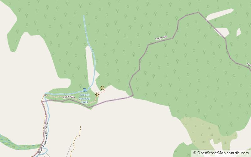 Mount Damper Falls location map