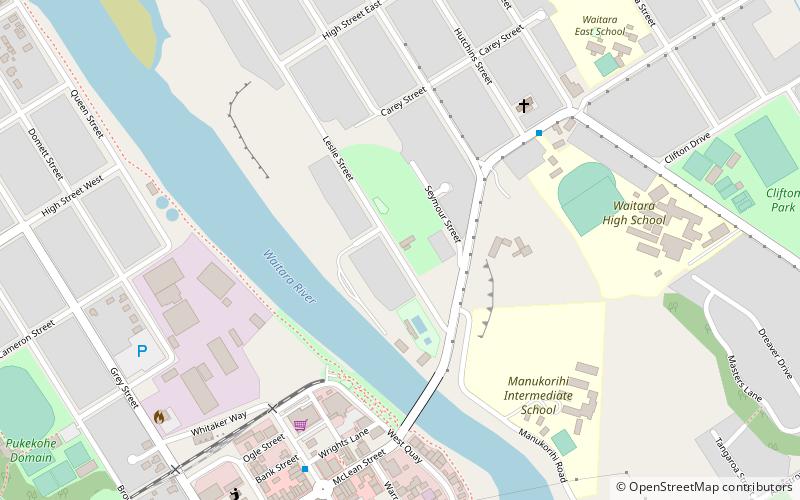 Waitara location map