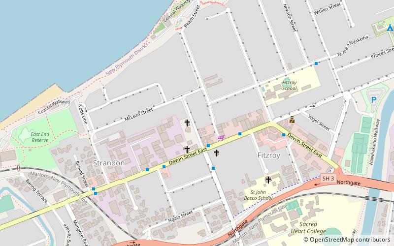 kosciol swietej trojcy new plymouth location map