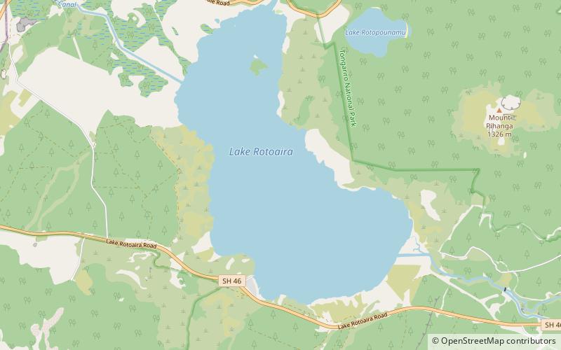Lake Rotoaira location map