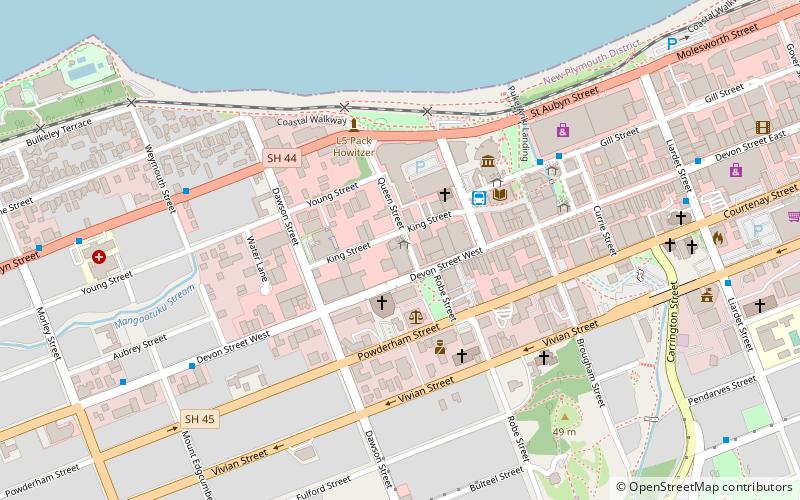 Galería de Arte Govett-Brewster location map