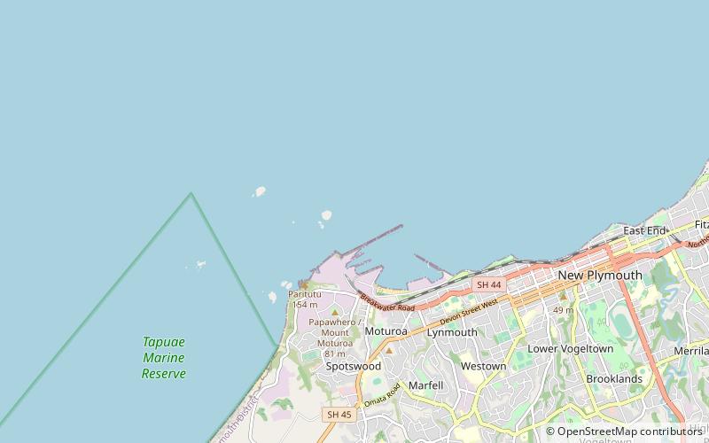 Puerto de Taranaki location map