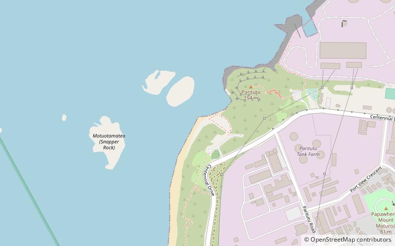 back beach new plymouth location map