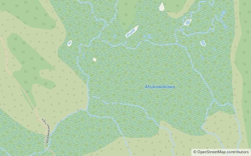 ahukawakawa swamp egmont national park location map