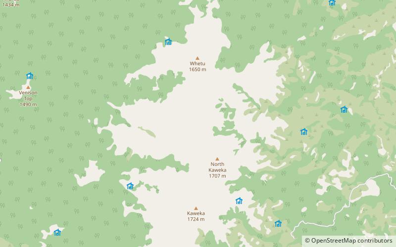 Kaweka Forest Park location map