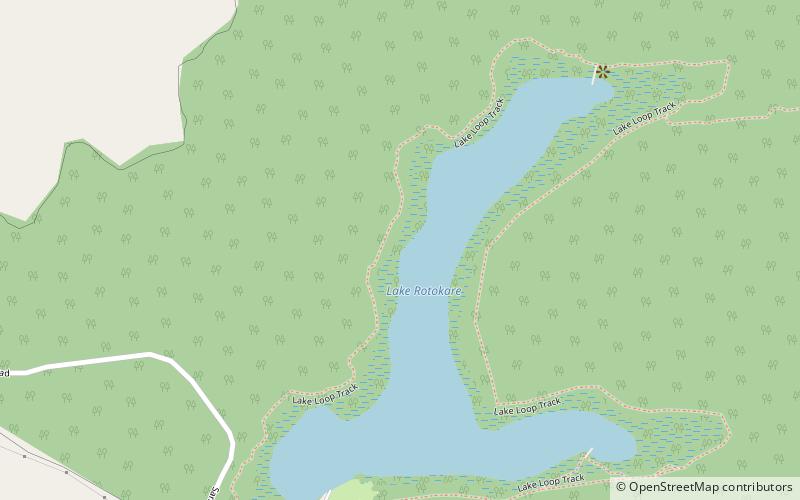 Lake Rotokare location map