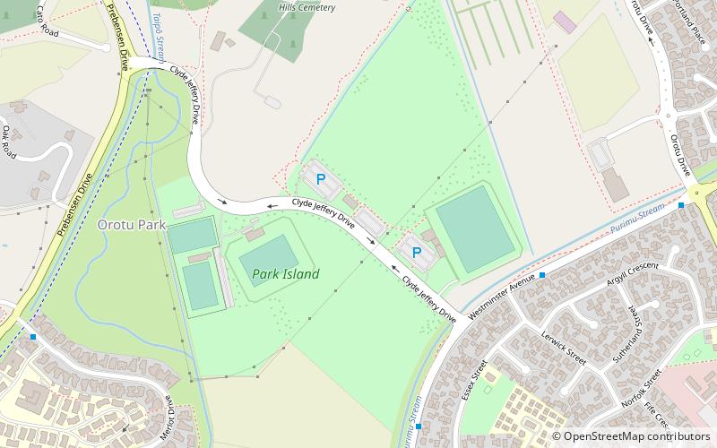 Park Island location map