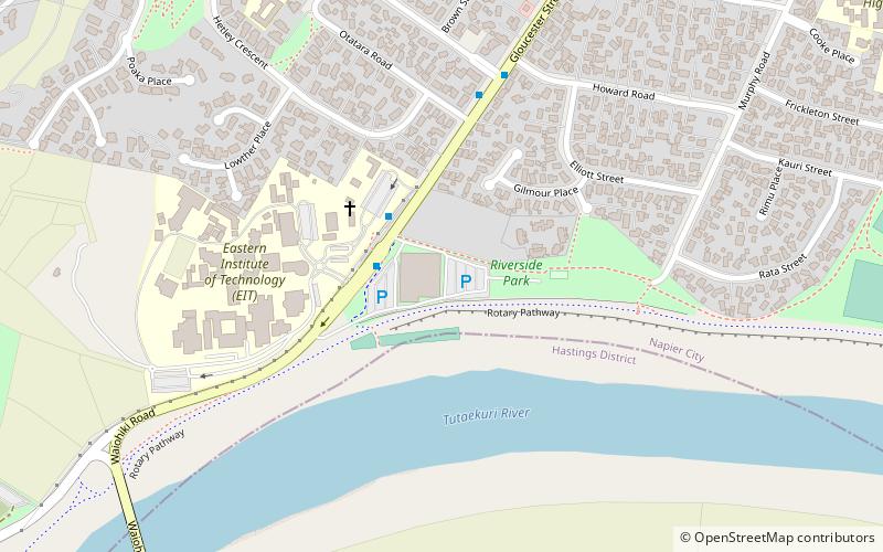 Pettigrew Green Arena location map