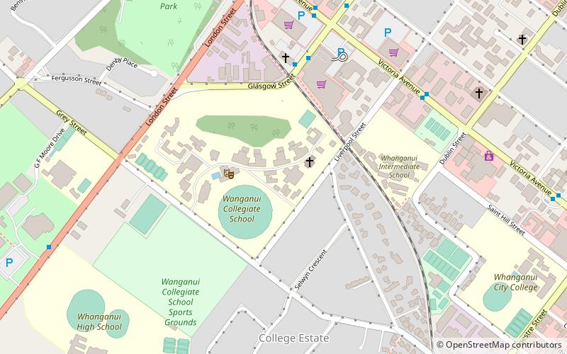 wanganui collegiate school location map