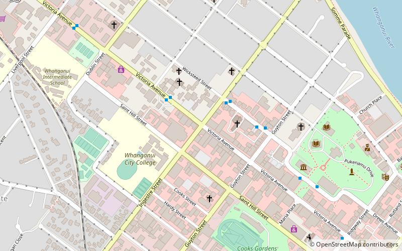 Whanganui Central location map