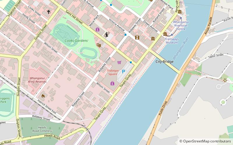 Trafalgar Square location map