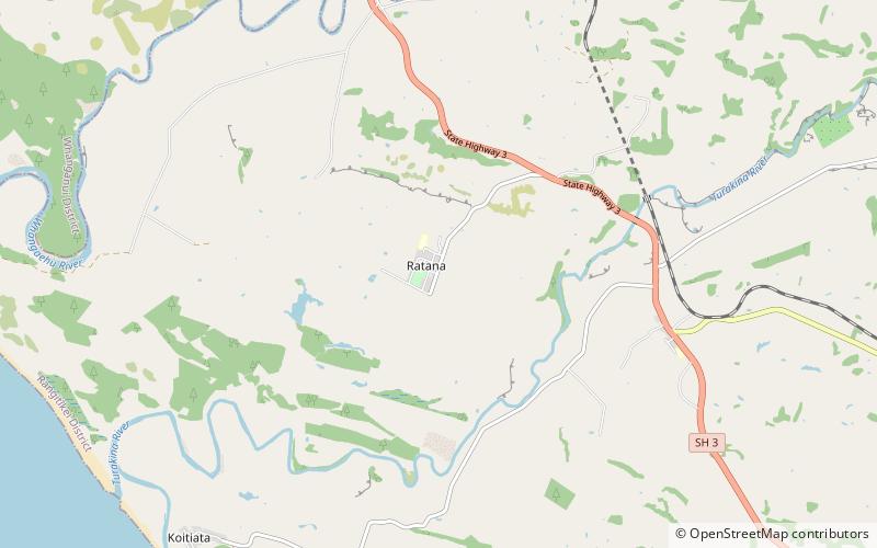 Rātana pā location map