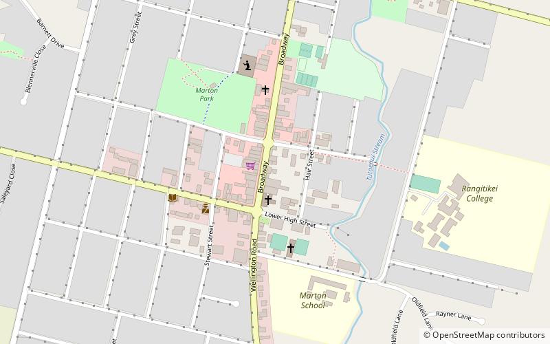 Marton location map