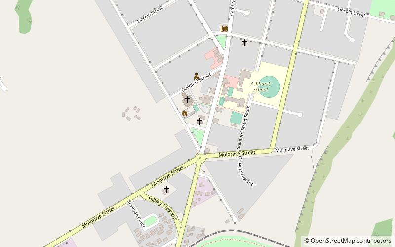 Ashhurst location map