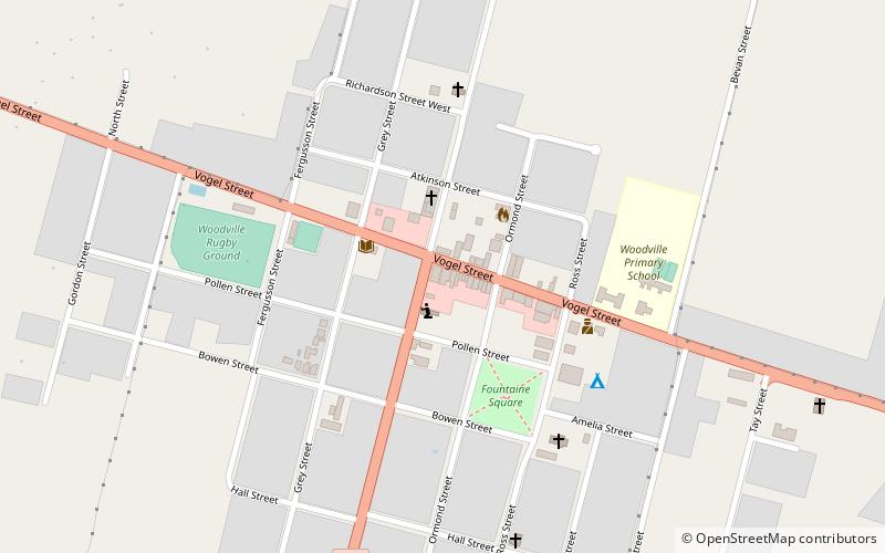 Woodville location map