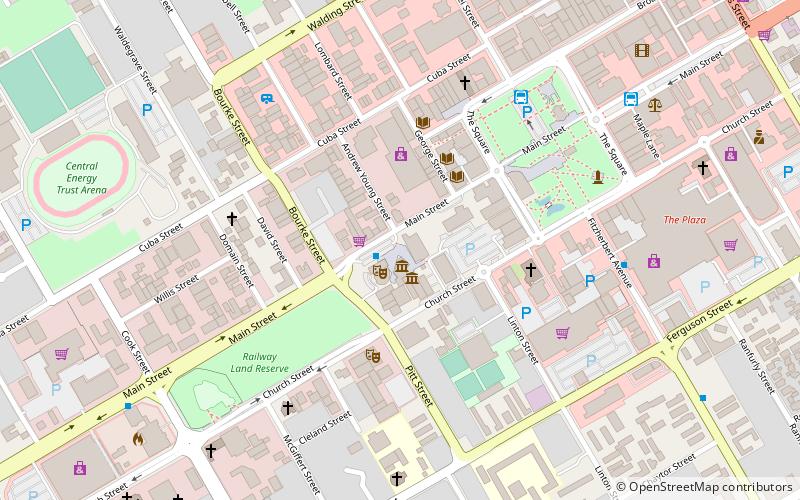 Te Manawa location map