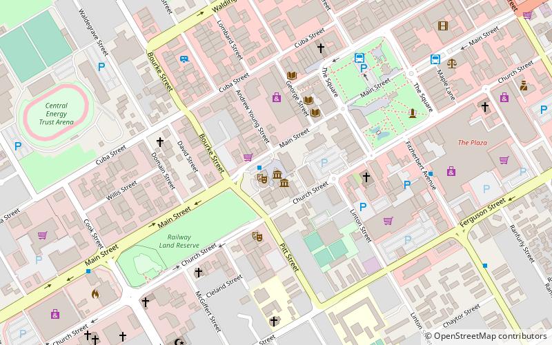 New Zealand Rugby Museum location map