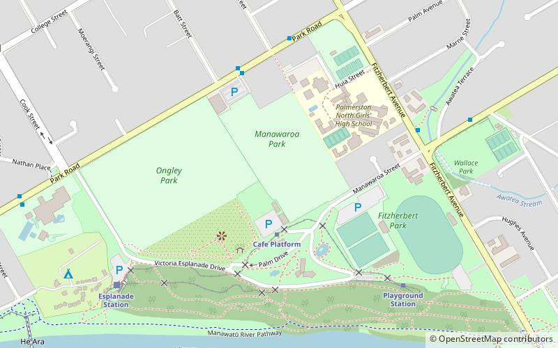 Fitzherbert Park location map