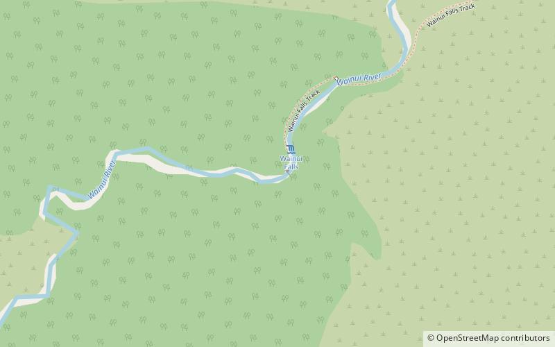 Wainui Falls location map