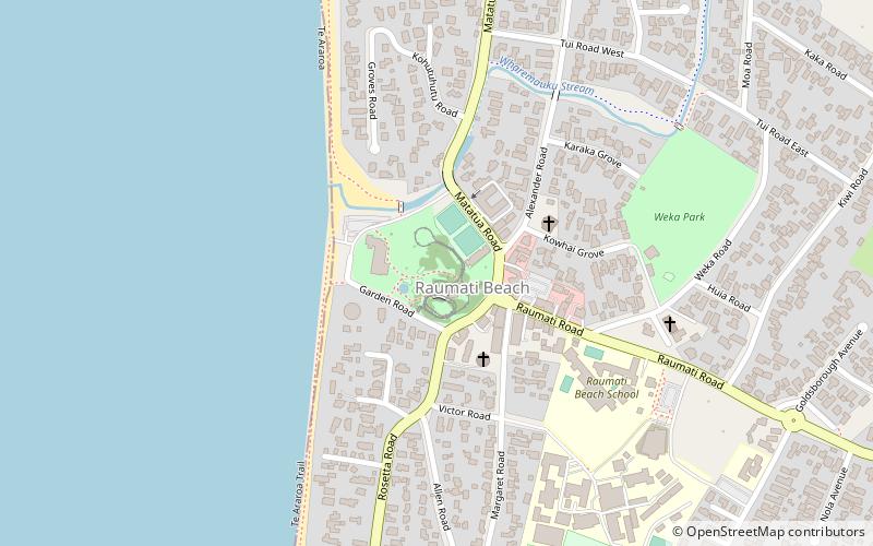 Raumati Marine Gardens location map