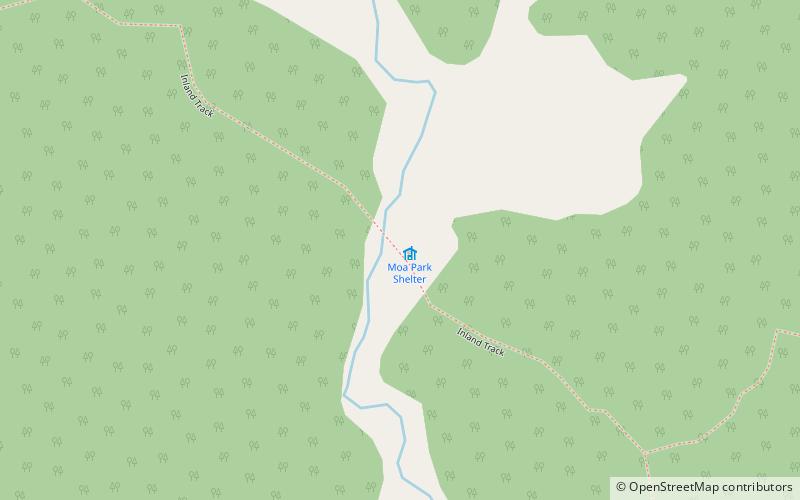 abel tasman inland track abel tasman nationalpark location map