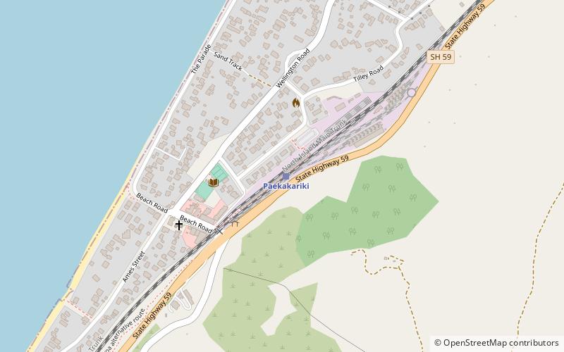 Paekakariki Station Museum location map