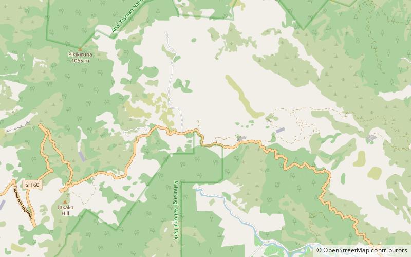 Ngārua Caves location map