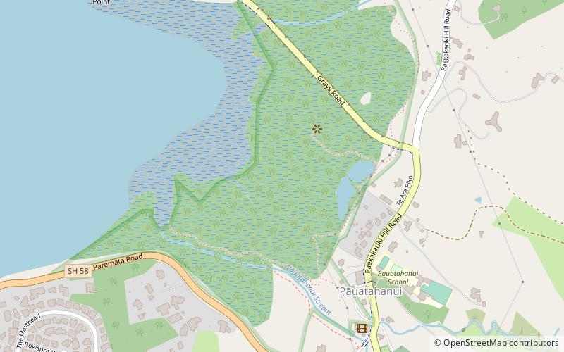 Pāuatahanui Wildlife Reserve location map