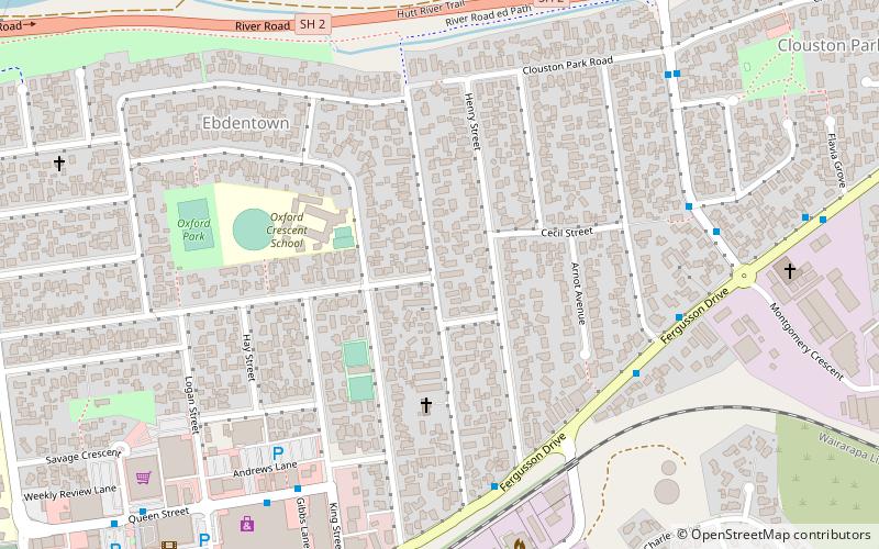 ebdentown upper hutt location map