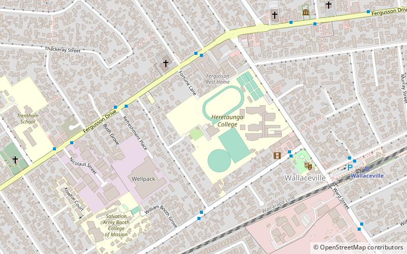 Upper Hutt Blockhouse location map