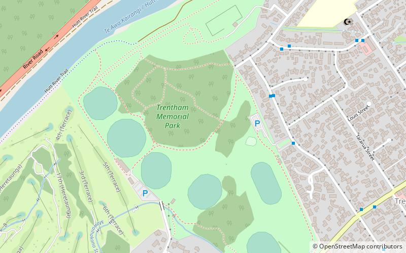 Trentham Memorial Park location map