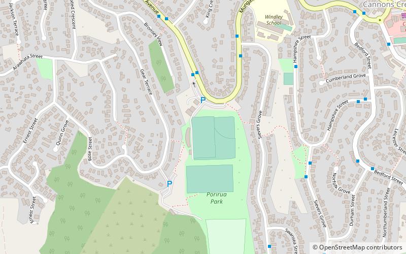 Jerry Collins Stadium location map