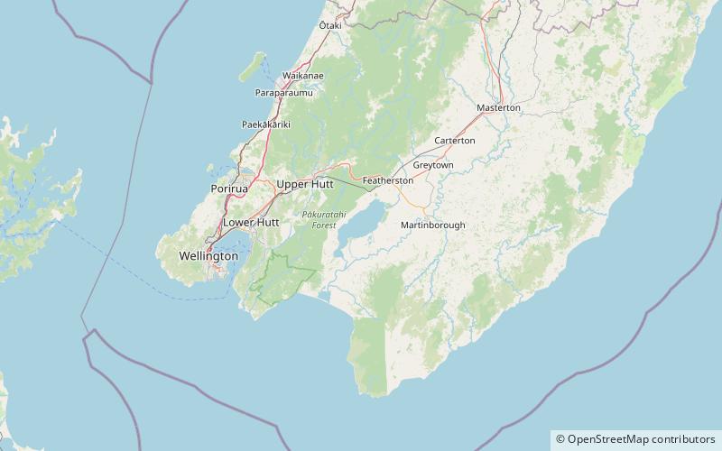 Wairarapa location map