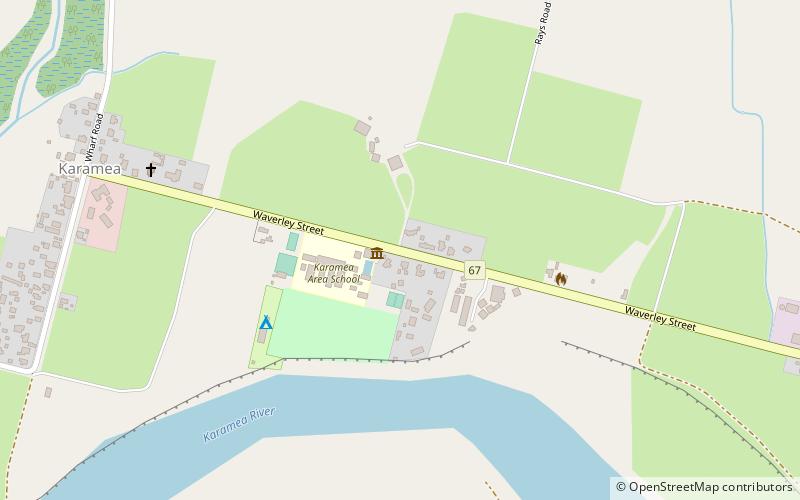 Karamea War Memorial Library location map