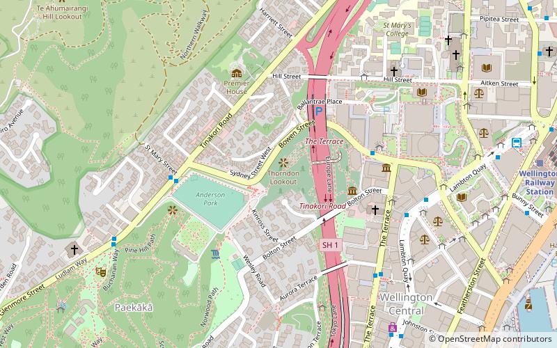 Bolton Street Memorial Park location map