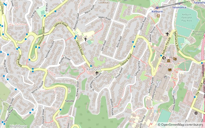 Kelburn location map