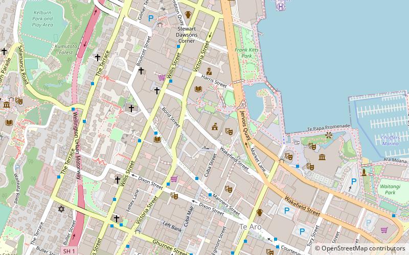 Wellington Town Hall location map