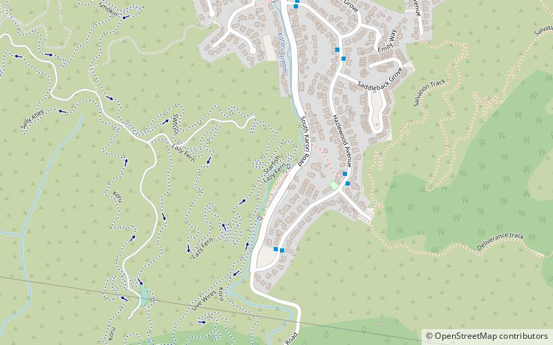 Makara Peak Mountain Bike Park location map