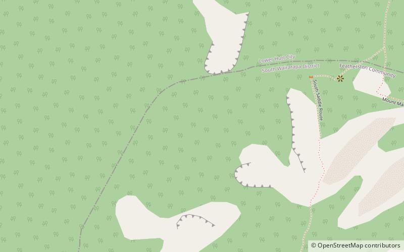 Parc forestier du Rimutaka location map