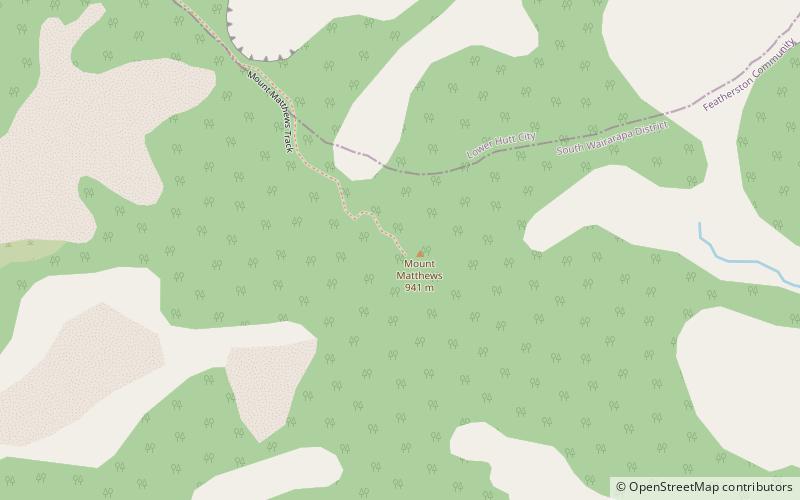Mount Matthews location map