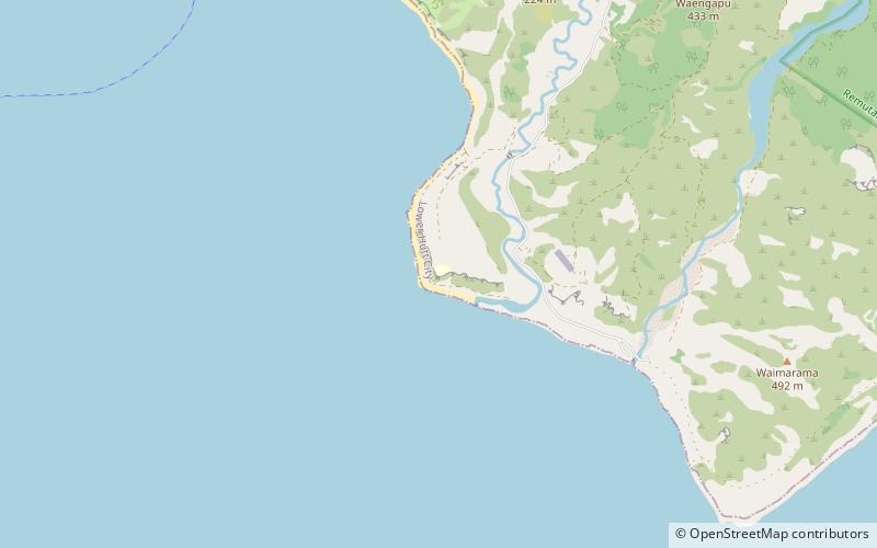 Phare de Baring Head location map