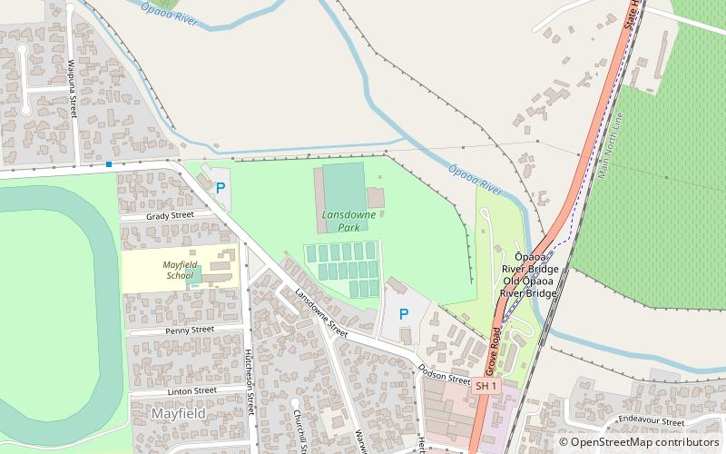 Lansdowne Park location map