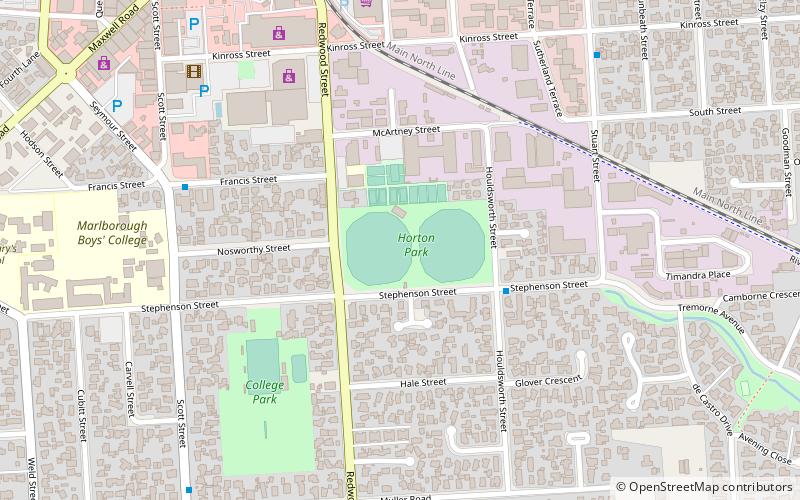 horton park blenheim location map