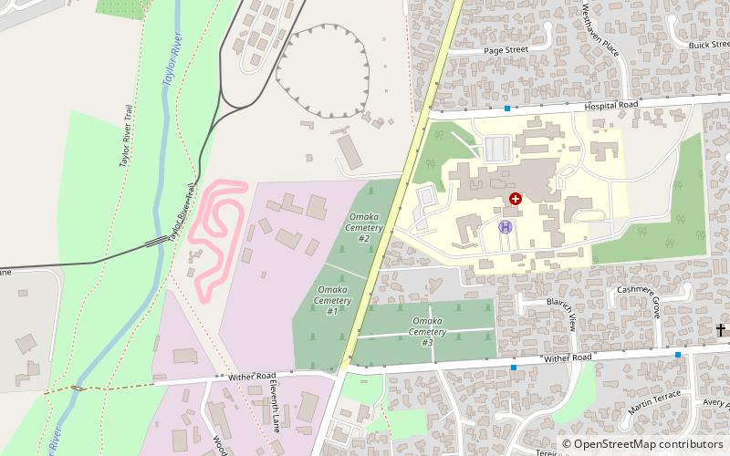 Omaka Cemetery location map