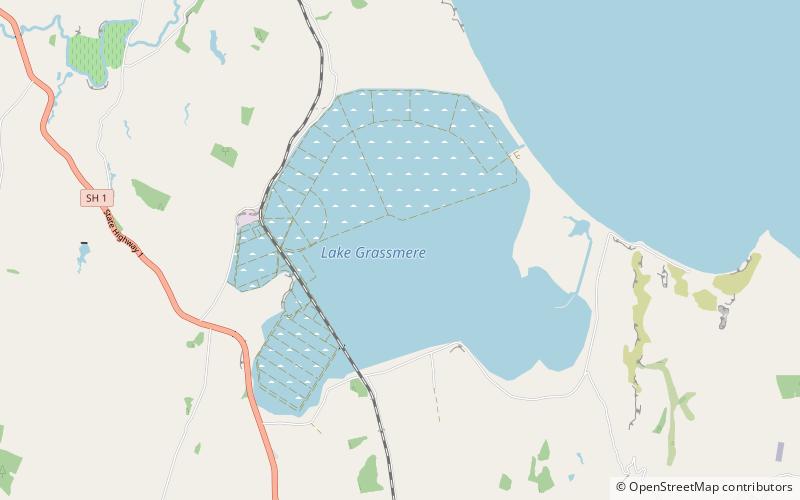 Lake Grassmere location map