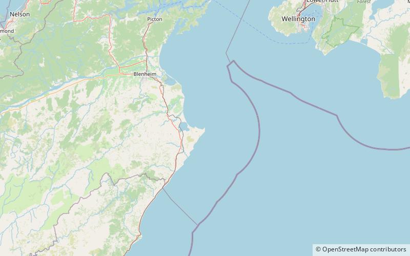 Cape Campbell Lighthouse location map