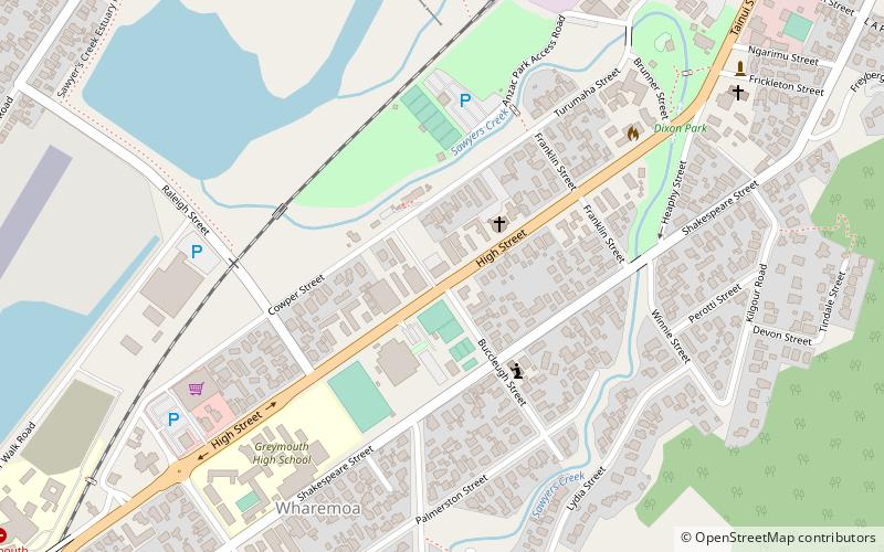 Greymouth Central location map