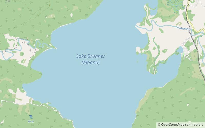 Lake Brunner location map