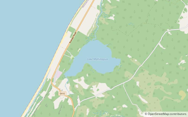 Lago Mahinapua location map