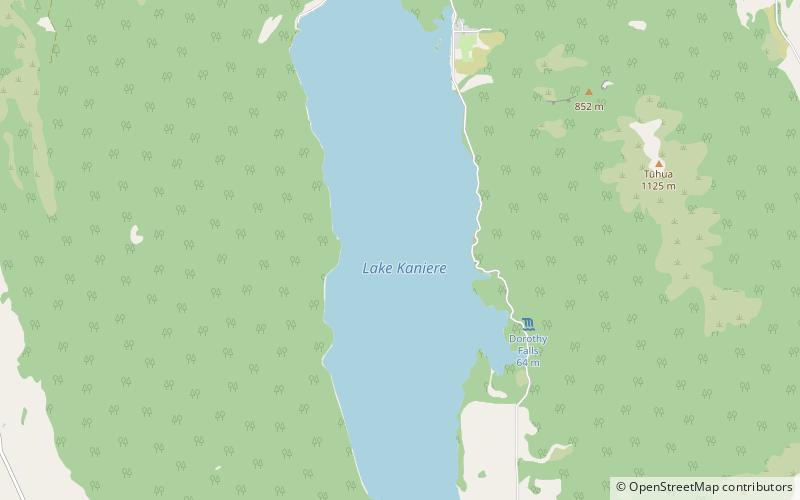 Lake Kaniere location map